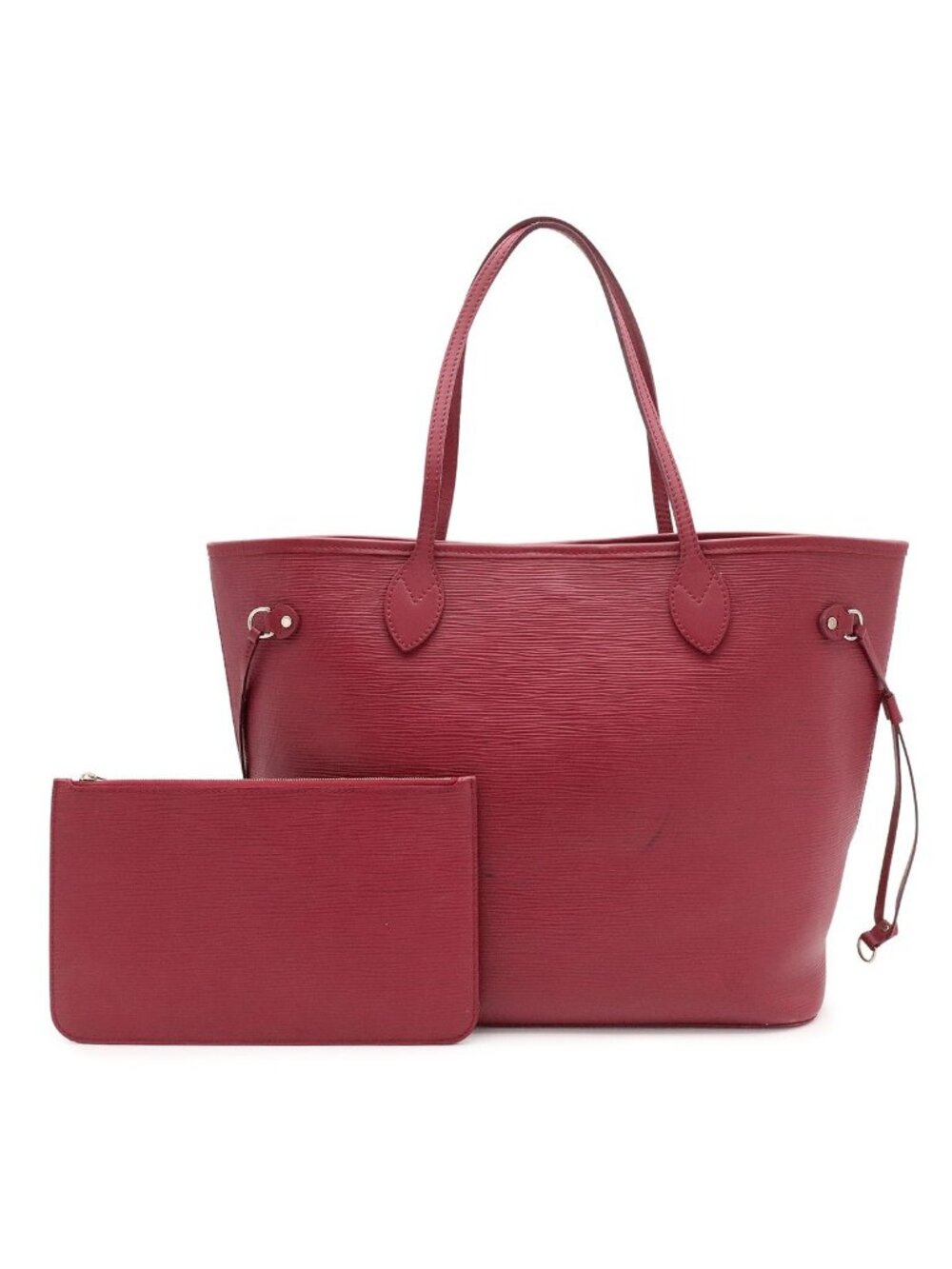 Louis Vuitton Epi Neverfull MM Tote Bag Shoulder Fuchsia Pink